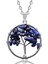 Sertifikalı Doğal Lapis Lazuli Taşı Hayat Ağacı Kolye 1