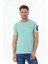 Erkek Garnili Cep Nakışlı Bisiklet Yaka T-Shirt 5