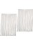 2pcs Modern Block Out Pencere Perdesi Oturma Odası Yatak Odası Dekor Beyaz Çubuk Pocket_l(Yurt Dışından) 1