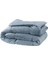 Bedding Vovin Çift Kişilik Yorgan Velvet 2'li Yastık Kılıfı Indigo 3
