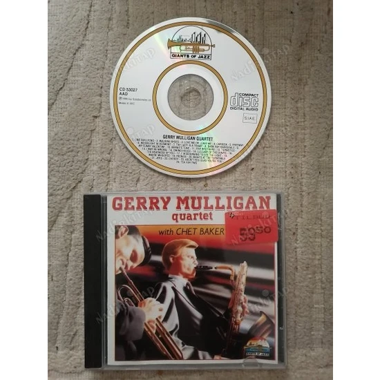 Gerry Mullıgan With Chet Baker  / Quartet   /  Albüm  CD - 1989  (Eec ) Avrupa   Basım