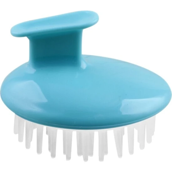 Simple Life 1 Adet Silikon Kafa Vücut Yıkama Temiz Bakım Saç Kökü Kaşıntı Saç Derisi Masaj Tarak Duş Fırçası Banyo Spa Kepek Önleyici Şampuan (Yurt Dışından)