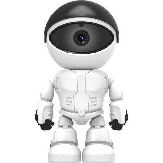 Lisa Butik 1080P Robot Görünümlü Wifi Ip Bebek Bakıcı Güvenlik Kamerası Kablosuz Gece Görüşlü