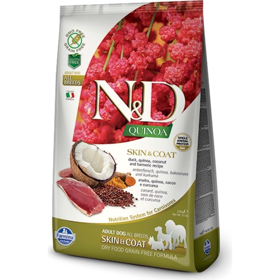 Farmina N%d Skın & Coat Duck Ördekli Kinolı Tüy Bakımı 2.5 kg