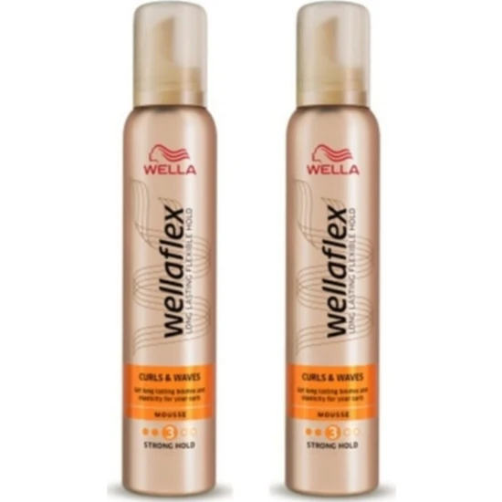 Wella Wellaflex Bukle Canlandırıcı Saç Köpüğü 200ml X 2 Adet