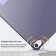 Techno Face Apple Ipad 10. Nesil 10.9 2022 Kılıf Kalem Bölmeli Standlı Ön Arka Tam Koruma Katlanabilir Uyku Modlu Kılıf Tri Folding
