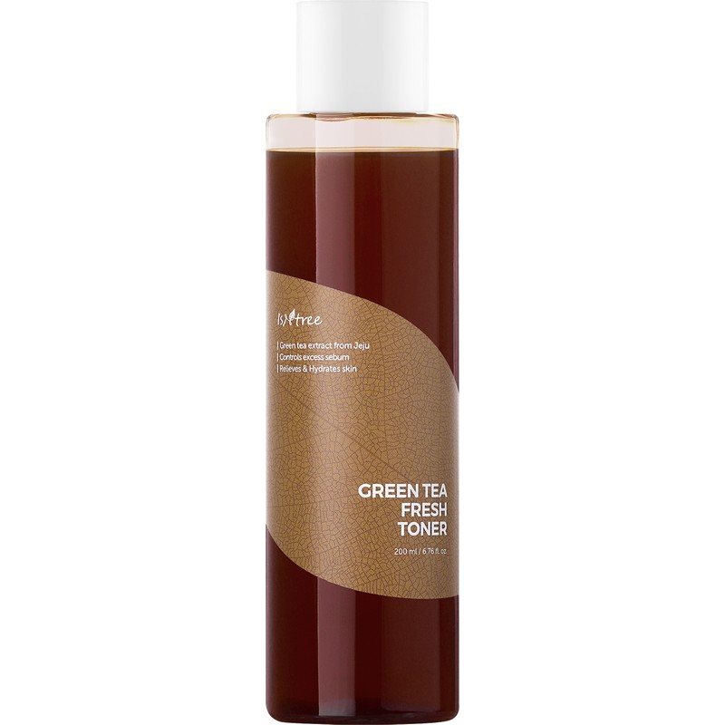 Isntree Green Tea Fresh Toner 200 ml Yağlı Ciltler İçin Aşırı Sebum Kontrolü Sağlayan Tonik