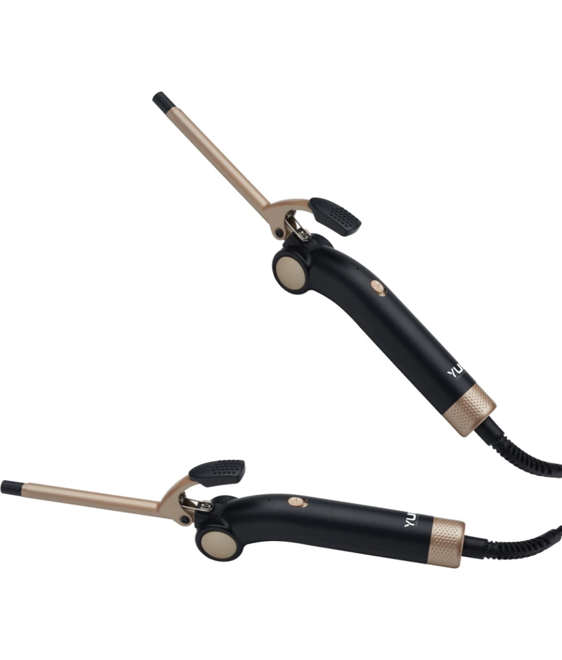 Resim Yui KB3038 Afro Dalga 9 Mm. Kıvırcık Saç Maşası Seramik Plaka Katlanabilir Maşa (Yui Türkiye Garantili) 