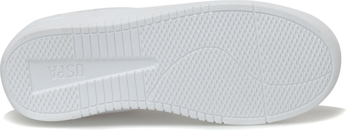 U.S. Polo Assn. Beyaz Kadın Sneaker 42 Düz Taban Deri Malzeme ile Şık Tasarım görsel 4