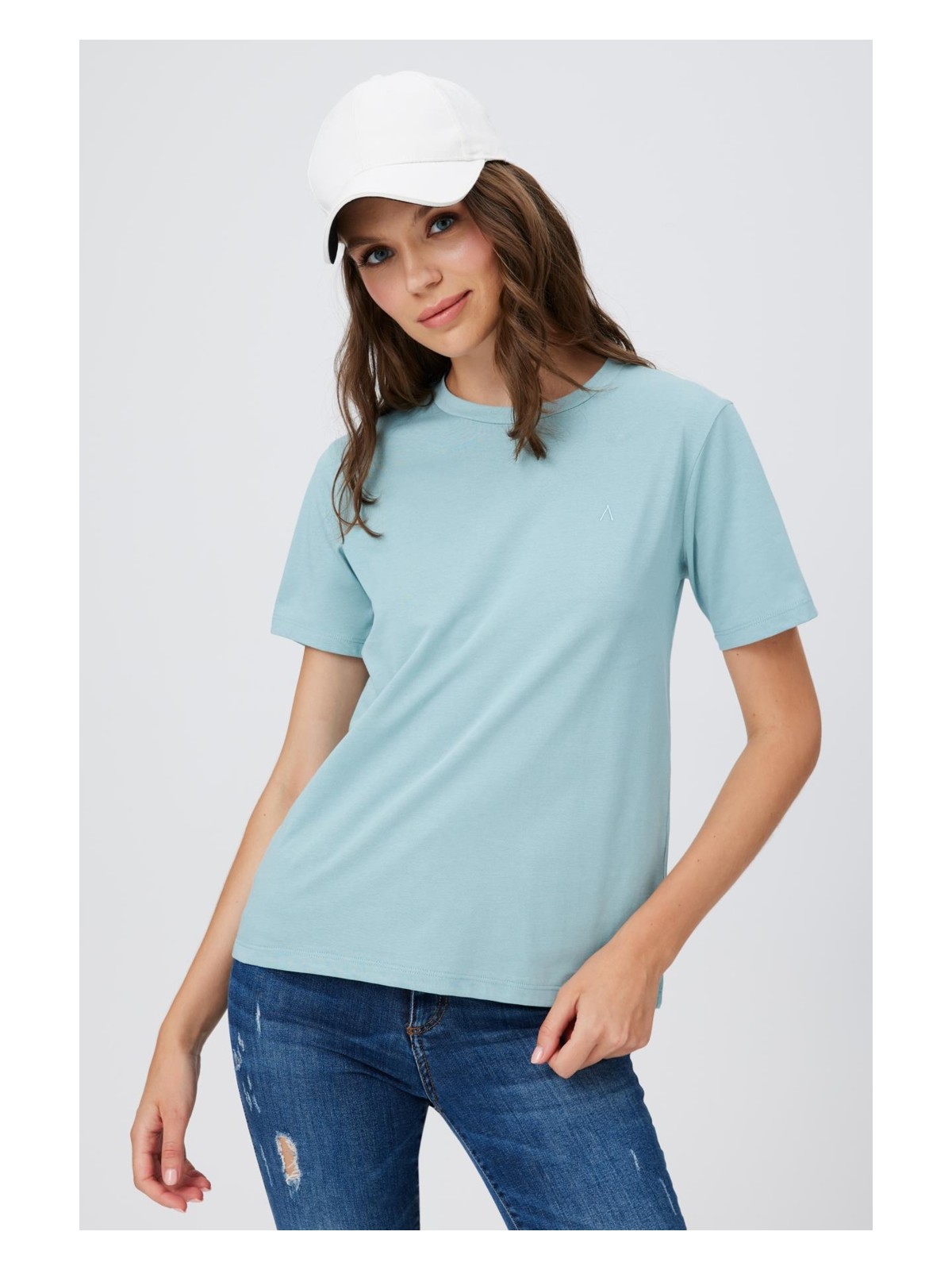 Babokah Nakışlı Kısa Kol Basıc T-Shırt - Görsel 4