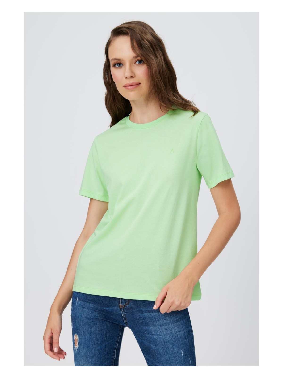 Babokah Nakışlı Kısa Kol Basıc T-Shırt - Görsel 3