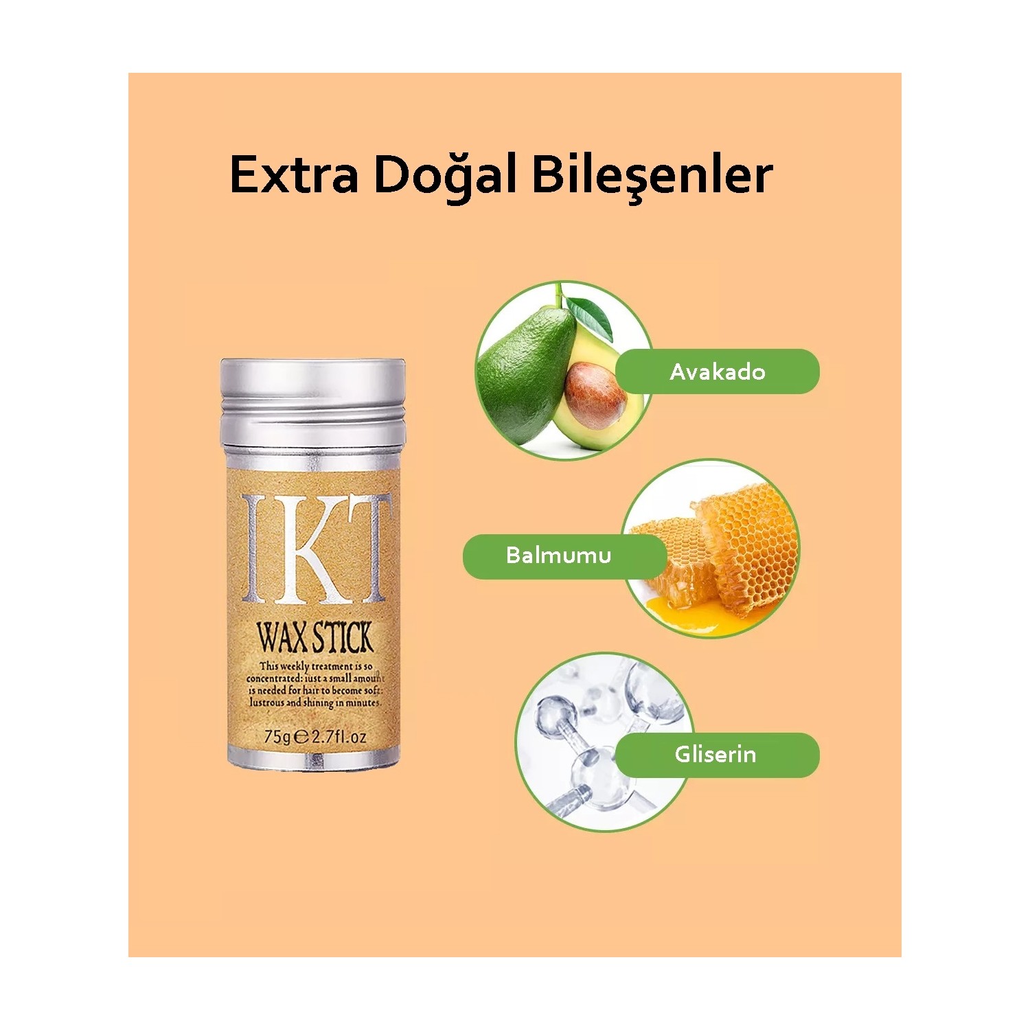 IKT Hair Wax Stick 75 gr Saç Sabitleyici Fiyatı