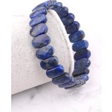 Asya Gems Lapis Lazuli Doğal Taş Bileklik 8 x 14 mm Özel Kesim