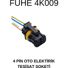 Fuhe Oto 4 Pin Oto Elektrik Tesisat Soketi