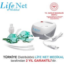 Life Net Medikal Lifenet Kompresörlü Nebulizatör Cihazı- Buhar Makinesi Wne201