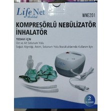 Life Net Medikal Lifenet Kompresörlü Nebulizatör Cihazı- Buhar Makinesi Wne201