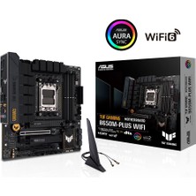 ASUS TUF GAMING B650M-PLUS WIFI AMD B650  DDR5 6400 AM5 mATX TUF GAMING B650M-PLUS WIFI ANAKART