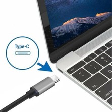 Polham 1.8 Metre Type-C To Hdmi 4K 60Hz Ses ve Görüntü Kablosu, Telefon, Tablet, Pc Hdmi Kablosu