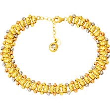 Bilezikci 14 Ayar Altın Top Top Bileklik