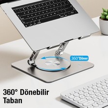 Polhammobile Polham 11-17 Inch Yükseklik Ayarlamalı, Katlanabilir Tablet ve Laptop Standı, 360 Derece Dönebilen