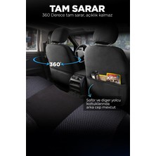 Kethline Seat Alhambra Uyumlu Kırmızı Oto Koltuk Kılıfı (Tam Takım Ön Arka Araç Koltuk Kılıfı)