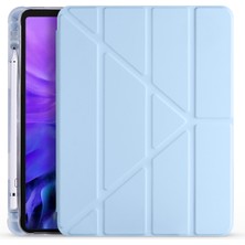 Z-Mobile Apple iPad 10. Nesil 2022 10.9" Uyumlu Kılıf Tri Folding Smart Kalemlikli Kapaklı Uyku Modlu Kılıf