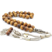 Murty99 Gümüş Kaplama Püsküllü Küre Kesim Altın Mercan Tesbih