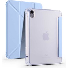 Fogy  Apple iPad Air 5 2021 10.9 (5.nesil) M1 Çipli Uyumlu Kalemlikli Premium Standlı Katlanabilir Uyku Modu Özellikli Tablet Kılıfı