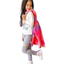 Lolli Boom Kids Kız Çocuk Fermuarlı Wellsoft Polar 3 Iplik Uzun Kol T-Shirt Dahil 3'lü Takım