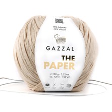 Gazzal The Paper Yumuşak Kağıt El Örgü İpliği,  3954