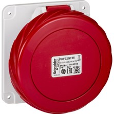 Schneider 5 x 32A Düz Makine Prizi 380 Volt Trifaze Ip 67 PKF32G735