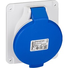 Schneider 3 x 32A Eğik Makine Prizi 230 Volt Monofaze Ip 44 PKF32F423