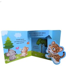 Kids Babies 3 Boyutlu Hareketli Kitap, Kaplan ve Koala Hareketli Pop-Up Kitap