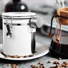 Dolity Kahve Çekirdekleri Için Portatif Hava Geçirmez Mühürlü Kutu Şeker Ofisi 1500ML (Yurt Dışından)