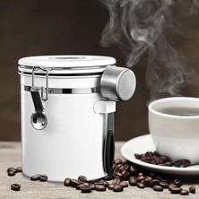 Dolity Kahve Çekirdekleri Için Portatif Hava Geçirmez Mühürlü Kutu Şeker Ofisi 1500ML (Yurt Dışından)