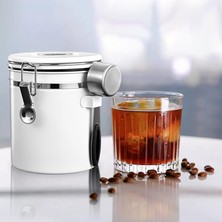 Dolity Kahve Çekirdekleri Için Portatif Hava Geçirmez Mühürlü Kutu Şeker Ofisi 1500ML (Yurt Dışından)