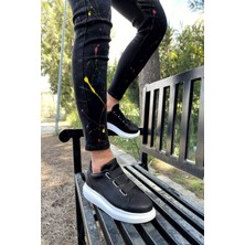 Rainon Store Siyah Lastikli Rahat Tabanlı Erkek Sneaker