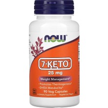 Now Foods Now Foods, 7-Keto, 25 Mg, 90 Vejeteryan Kapsül