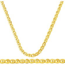 Bilezikci 14 Ayar Mariner Altın Zincir - 65 cm