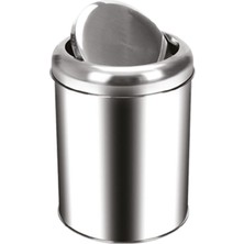 Palex Krom Pratik Kapaklı Çöp Kovası 5 Lt