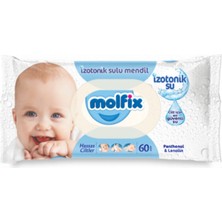 Molfix Izotonik Sulu Hassas Ciltler Islak Havlu 60 Adet x 12 Paket : 720 Adet