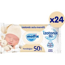 Molfix Izotonik Sulu Yenidoğan Islak Havlu 24*50 1200 Yaprak