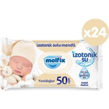 Molfix Izotonik Sulu Islak Mendil Yenidoğan 50X24 1200 Adet