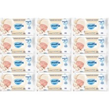 Molfix Izotonik Sulu Mendil Yenidoğan 50 Yaprak x 12 Adet