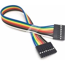 Sanec 8 Pin 0,25MM Kablolu Dupont Kablo 70CM - Tek Taraflı