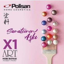 Polisan X1 Art Vernikli Hobi Boyası Açık Mavi 120 ml