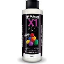 Polisan X1 Art Vernikli Hobi Boyası Krem 120 ml