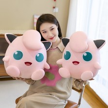 Quickly Pokemon 50CM Karikatür Şişman Peluş Oyuncak Pembe Uyku Yastık Bebek (Yurt Dışından)