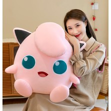 Quickly Pokemon 50CM Karikatür Şişman Peluş Oyuncak Pembe Uyku Yastık Bebek (Yurt Dışından)
