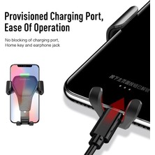 Hezhixing Telefon Hava Havalandırma Klipsi Dağı Mobil Hücre Metal Stand Akıllı Telefon Gps Desteği İçin Yerçekimi Araba Tutucu IPHONE12 Pro Max Xiaomi İçin (Yurt Dışından)